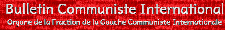 Bulletin Communiste International